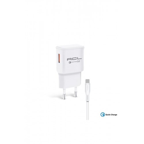 ACL MOBILE PHONE ACCESSORIES PowerClassic™ Quick Charge Hızlı Şarj 3.0 Duvar Şarj Aleti Micro USB Kablolu