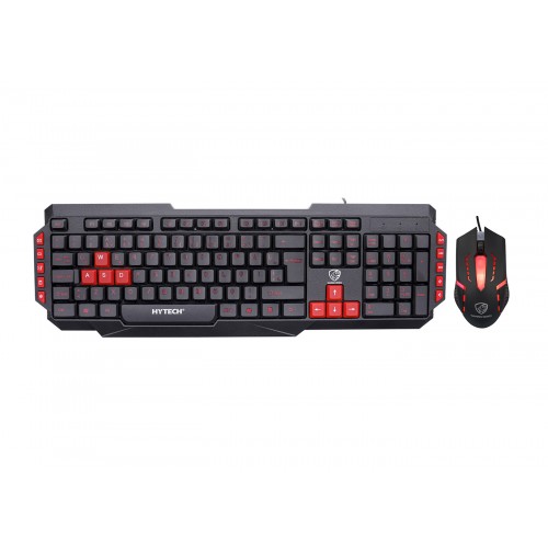 Hytech HKM-58 GAMY PLUS Kırmızı Tuşlu Q Gaming Klavye + Mouse Set