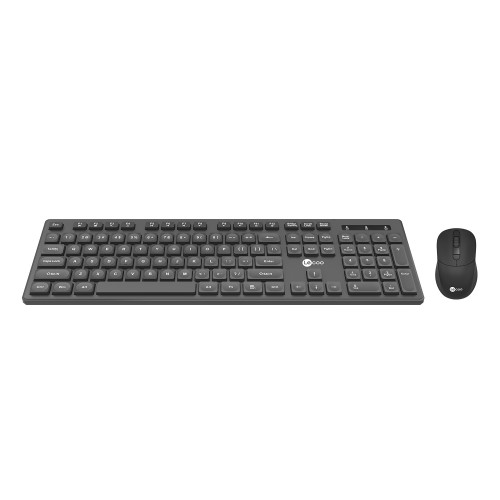 Lenovo Lecoo KW201 Kablosuz Türkçe Q Klavye & Mouse Set Siyah